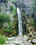 Grunas waterfall in Thethi Albania