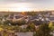 The Grund and part of the Luxembourg Skyline at sunrise