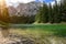 Gruner See - Beautiful green lake with crystal clear water