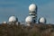 Grunewald, Berlin, Germany - march 18, 2020: Teufelsberg view from the south across the sandpit