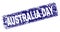 Grunge AUSTRALIA DAY Framed Rounded Rectangle Stamp