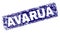 Grunge AVARUA Framed Rounded Rectangle Stamp