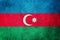 Grunge Azerbaijan flag. Azerbaijan flag with grunge texture.