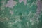 Grunge background with abstract colored texture. Old vintage scratches, stain, paint splats, spots. Green wall texture. abstract g