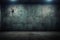 Grunge Background, Industrial Dark Interior Scene with Spot Light