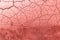 Grunge background texture coral color.