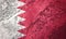 Grunge Bahrain flag. Bahrain flag with grunge texture.