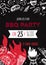 Grunge BBQ Party Invitation Template for posters, flyers. Barbeque grill manu on dark background. Retro picnic style