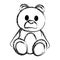 Grunge bear teddy cute toy childhood