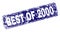 Grunge BEST OF 2000 Framed Rounded Rectangle Stamp