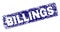 Grunge BILLINGS Framed Rounded Rectangle Stamp