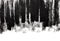 Grunge black thick brush strokes