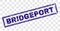 Grunge BRIDGEPORT Rectangle Stamp