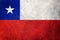 Grunge Chile flag. Chilean flag with grunge texture.