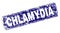 Grunge CHLAMYDIA Framed Rounded Rectangle Stamp