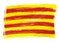 Grunge community Catalonia flag