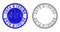 Grunge COTE D`IVOIRE Textured Stamp Seals