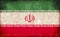 Grunge country flag illustration / Iran