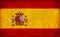 Grunge country flag illustration / Spain