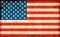Grunge country flag illustration / USA, United states of America