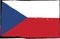 Grunge CZECH REPUBLIC flag or banner