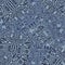 Grunge denim random geometric acid wash seamless texture material. Irregular messy architectural plan style grunge