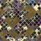 Grunge diagonal mosaic tile.