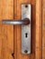Grunge door handle