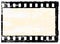 Grunge filmstrip frame