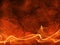 Grunge fire lines abstract background