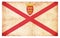 Grunge flag of Jersey British Crown Estates