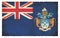 Grunge flag of Tristan da Cunha Great Britain