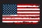 Grunge Flag of the USA in with grunge texture.