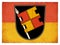 Grunge flag of Wuerzburg Bavaria, Germany