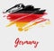 Grunge German glag background