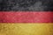 Grunge Germany flag. German flag with grunge texture