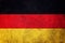Grunge Germany flag. German flag with grunge texture.