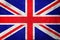 Grunge Great Britain flag. Union Jack flag with grunge texture.