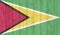 Grunge guyana flag