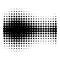 Grunge halftone spot. Black and white circle dots texture background. Spotted vector abstract texture