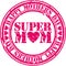 Grunge Happy mothers day rubber stamp, vector