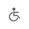 Grunge icon - Disabled access