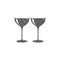 Grunge icon - Wine glass