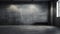 Grunge Industrial Dark Interior with Bench and Window Background