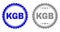 Grunge KGB Textured Watermarks