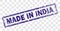 Grunge MADE IN INDIA Rectangle Stamp