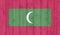 Grunge maldives flag