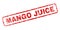 Grunge MANGO JUICE Rounded Rectangle Stamp