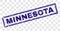 Grunge MINNESOTA Rectangle Stamp