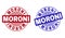 Grunge MORONI Textured Round Stamps
